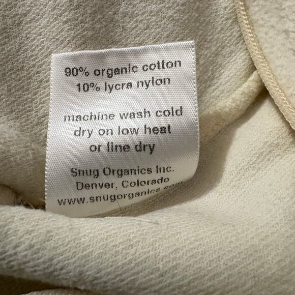 Organic cotton sherpa sleeper for toddlers, size 4T-5T. Made in USA! - Picture 3 of 11
